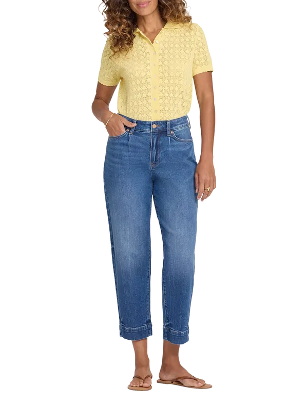 NYDJ High Rise Carrot Ankle Jeans