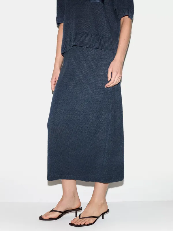 Jigsaw Linen Silk Pocket Skirt