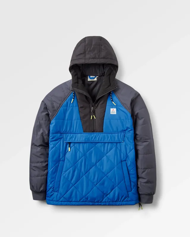 Passenger Clothing Oceanic Insulated Anorak - Azure Blue/Charcoal