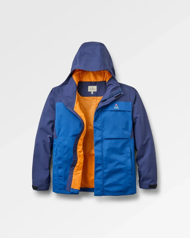 Passenger Clothing Overland Waterproof Jacket - Rich Navy/Navy Blue