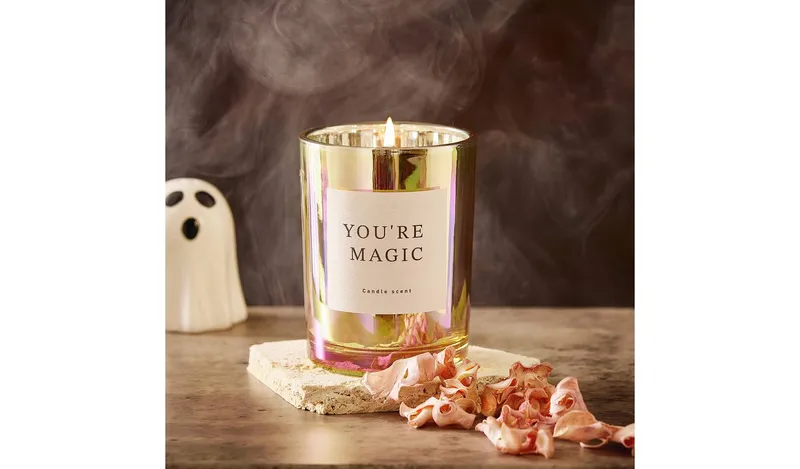Argos Home Medium Candle - Whiskey & Tobacco