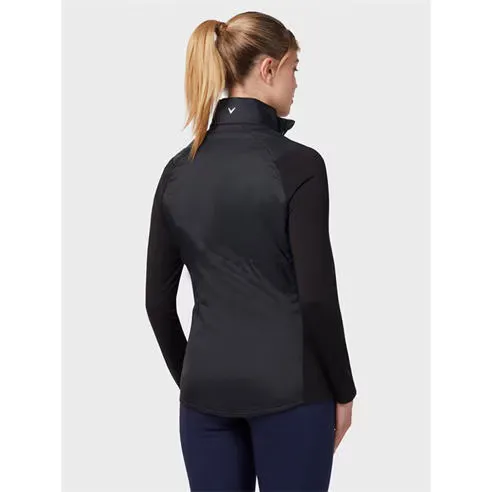 Callaway Women's Water-Resistant Stretch Streamlined Fit Performance Golf Jacket