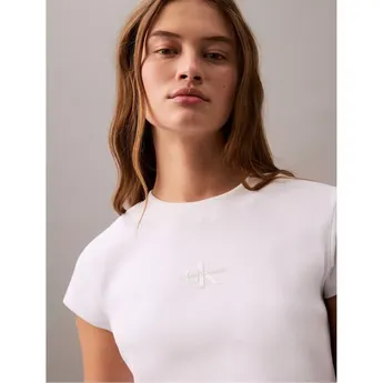 Calvin Klein Jeans Women's CKJ Mono Baby T Crop Top