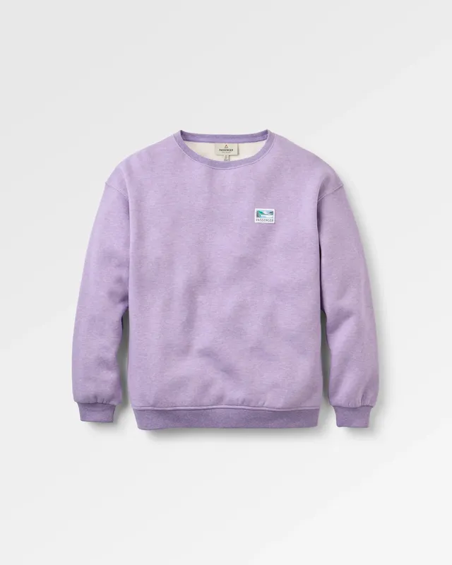 Passenger Clothing Legacy Sweatshirt - Purple Haze Marl