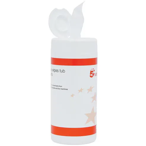 5 Star Cleaning Wipes - Contains 100 Wipes