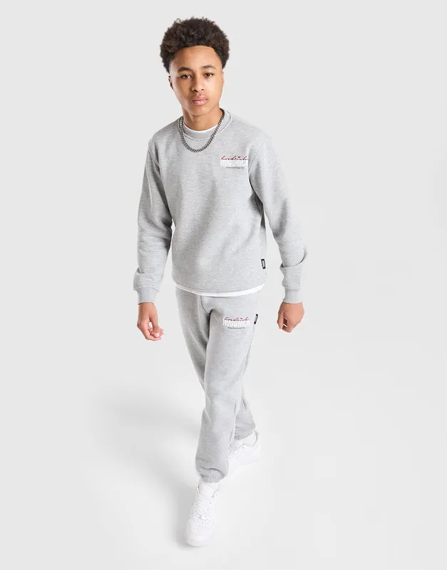 Hoodrich Magma Fleece Crew Tracksuit Junior