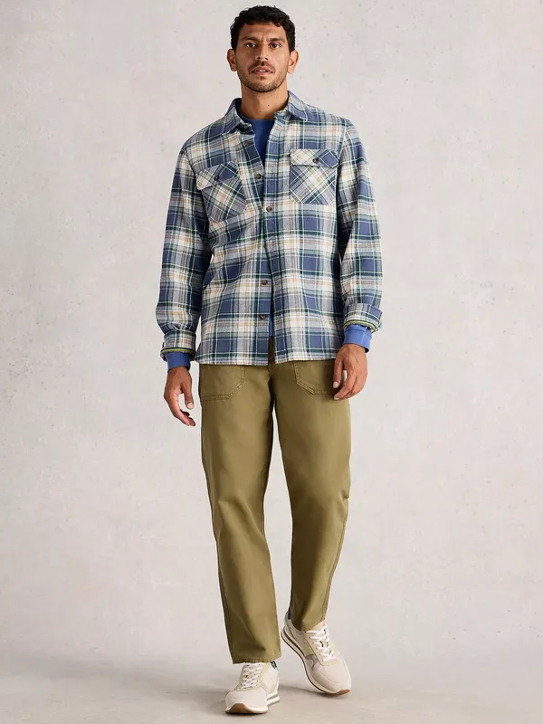 White Stuff Darwen Shirt, Blue/Multi