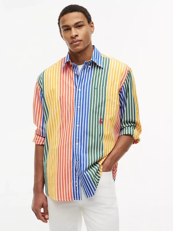 Tommy Hilfiger Stripe Cotton Shirt, Multi