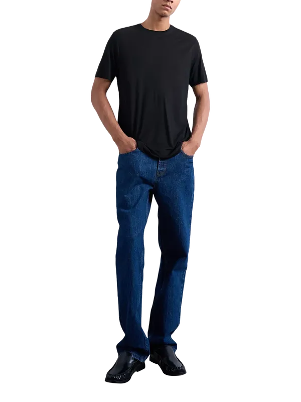 Topman Classic Fit Sheer T-Shirt, Black