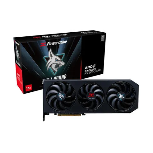Powercolor Hellhound AMD Radeon™ RX 9070 GRE 12GB GDDR6 RX9070GRE 12G-L/OC
