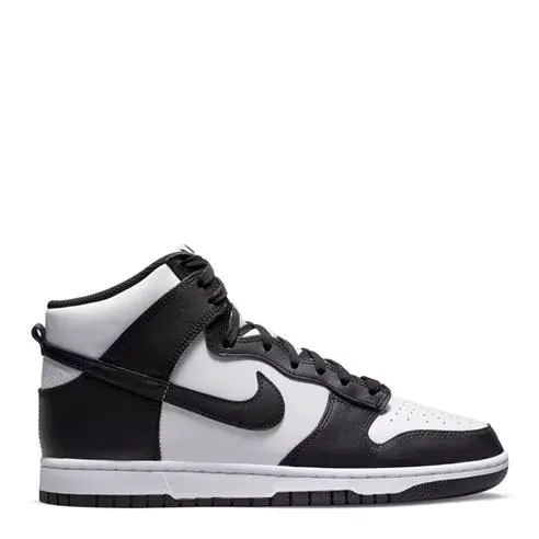 NIKE Men's Dunk Hi Retro Leather High-Top Trainers