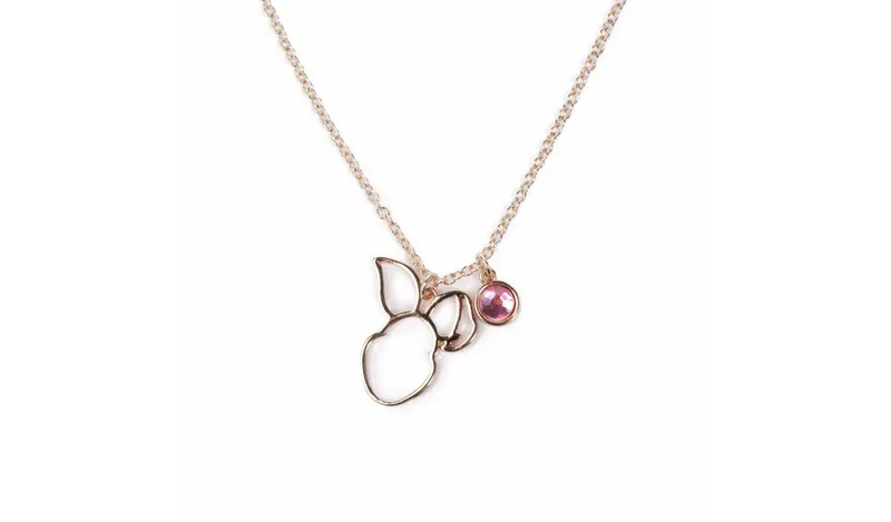 Custard London Gold Winnie the Pooh Piglet Pendant Necklace