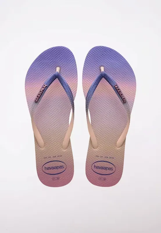 HAVAIANAS Havaianas Slim Gradient Sunset Unisex Purple/Pink Flip-Flops