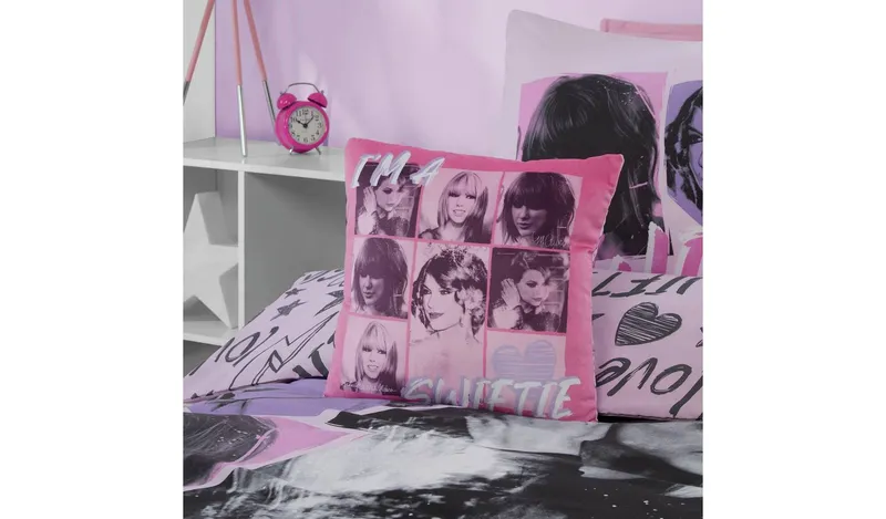 Celebrity Icons Cushion Pink - 35x35cm