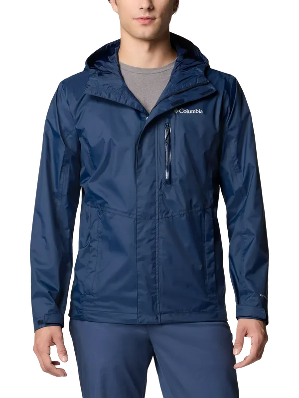 Columbia Men's Pouring Adventure 2 Jacket, Collegiate Navy