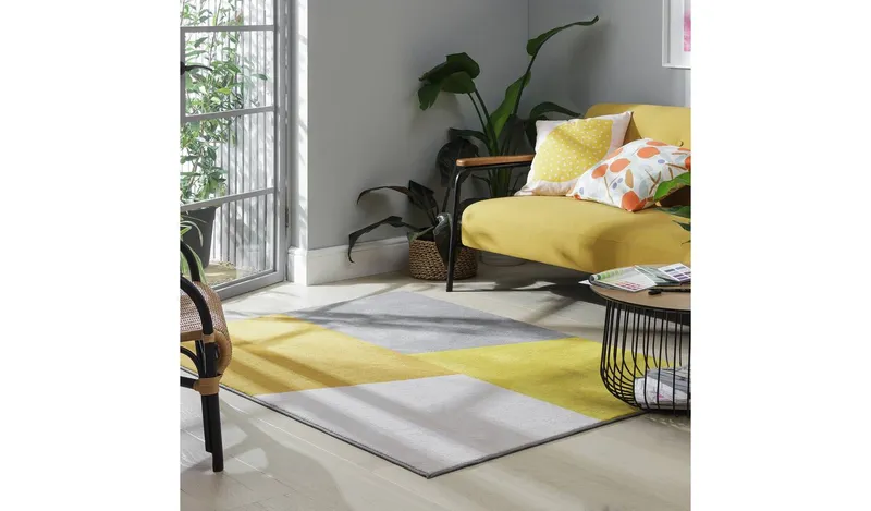 Habitat Geometric Block Rug