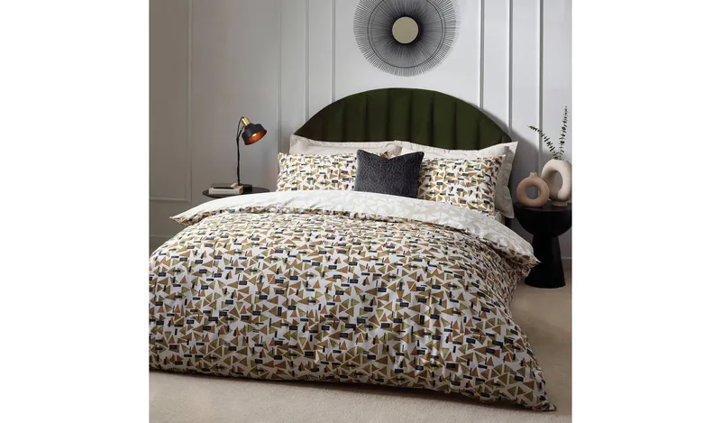 Hoem City Printed Toffee Bedding Set
