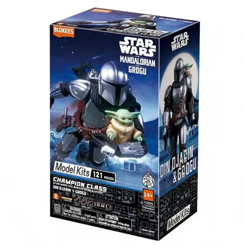 Blokees Model Kits - Star Wars: The Mandalorion & Grogu CC05 Din Djarin & Grogu