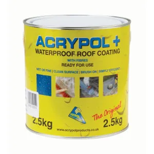 Acrypol+ Grey Waterproof Roof Coating - 2.5kg