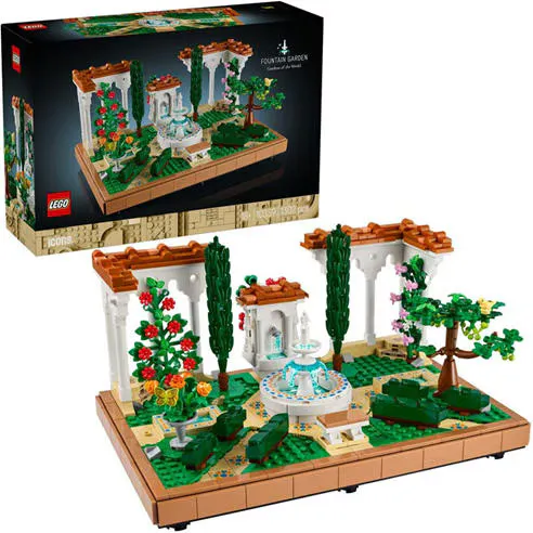 LEGO Icons Fountain Garden Home Decor Set 10359