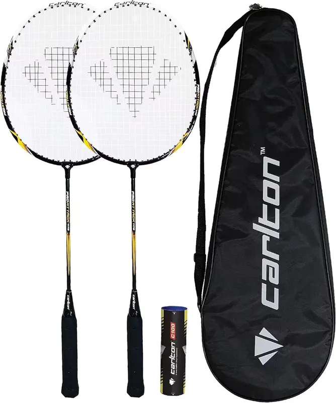 CARLTON Carlton Pro Badminton Racket Twin Set, Cover & Shuttles