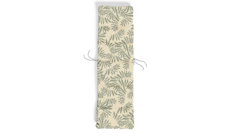 Argos Home Lino Leaf Garden Chair Cushion - Green
