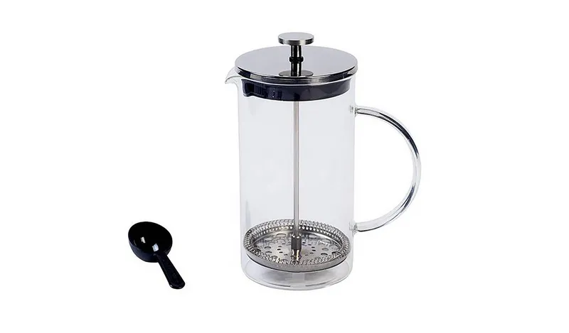 Habitat 8 Cup 1000ml Glass Cafetieres