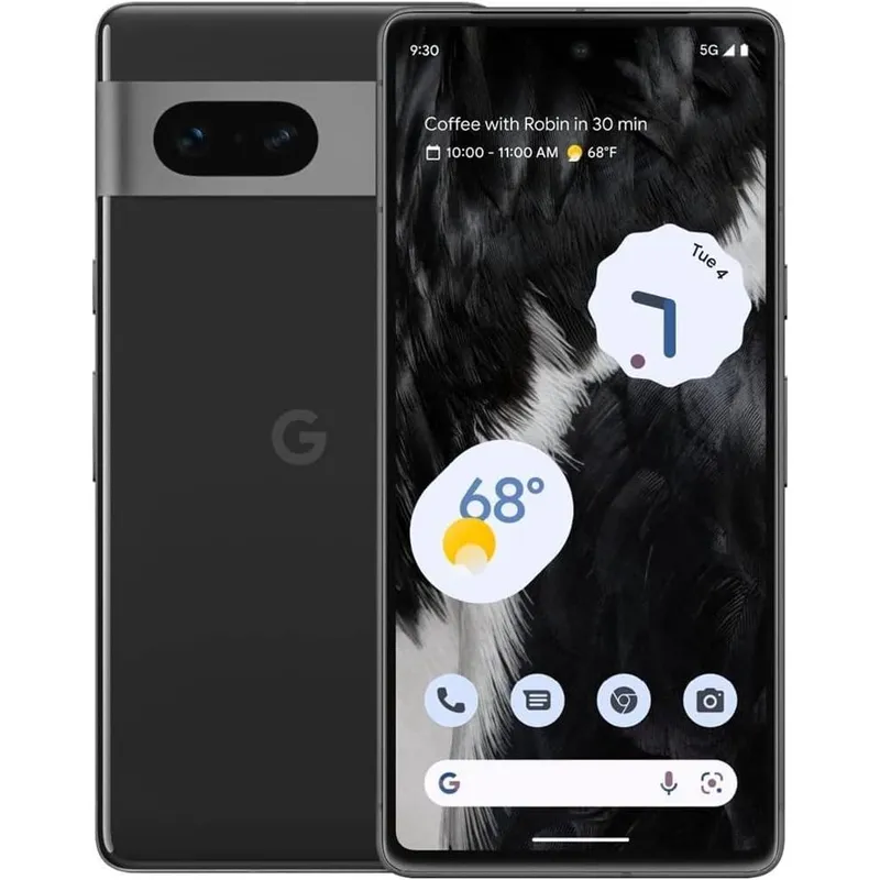 Google Pixel 7 – Refurbished, Excellent, Black, 256 GB