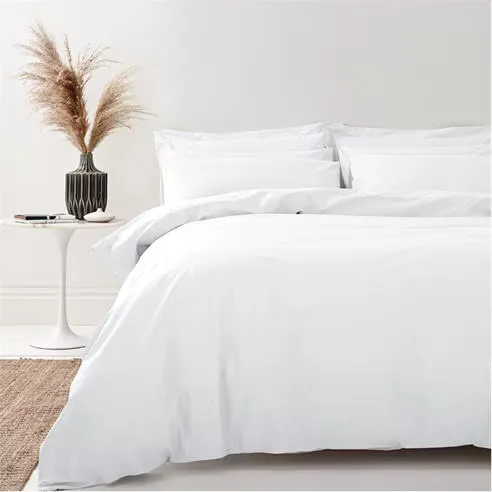 Jack Wills 200 Thread Count White Cotton Duvet Cover Set