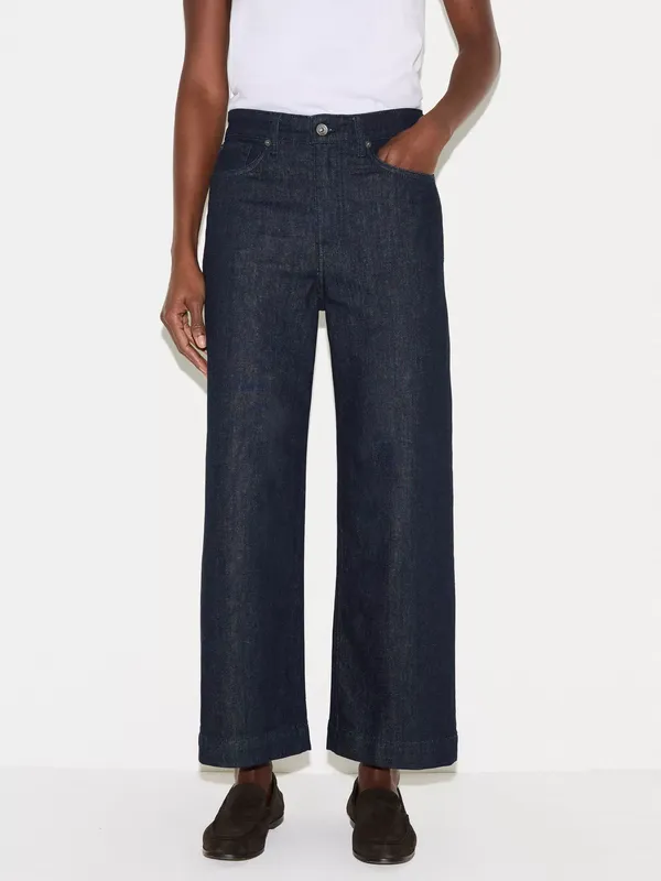 Jigsaw Tyne Wide Leg Cropped Jeans