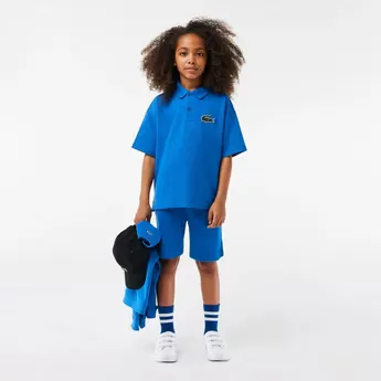 Lacoste Kids' Croc Logo Short-Sleeve Polo Shirt