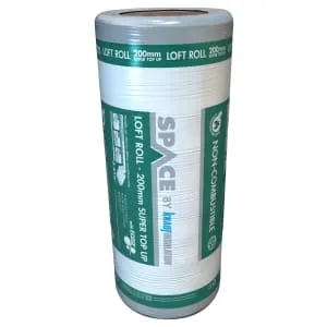 Knauf Insulation 200mm Space Super Top Up Loft Roll - 5.61m2