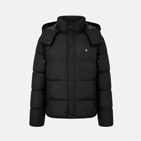 Jack Wills Men's Salcombe Adjustable Hood Short Puffer Jacket