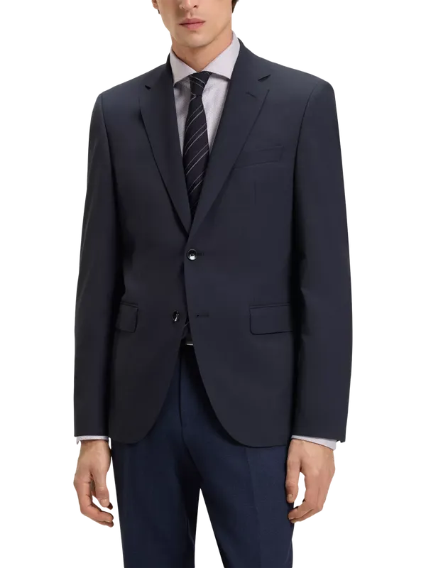 BOSS Regular Fit Wool Blend Suit Jacket