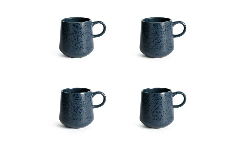 Habitat Addison Set of 4 Mugs - Blue