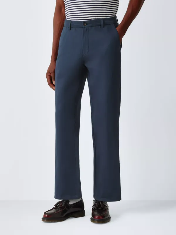 John Lewis Cotton Linen Blend Trousers