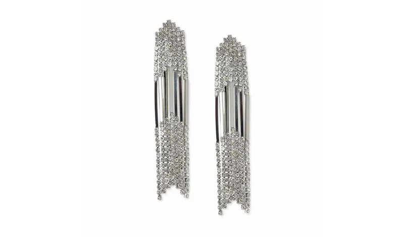 Freedom Silver Waterfall Drop Earrings