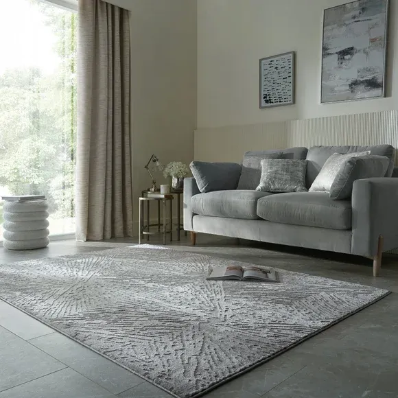 Geo Starburst Sheen Rug