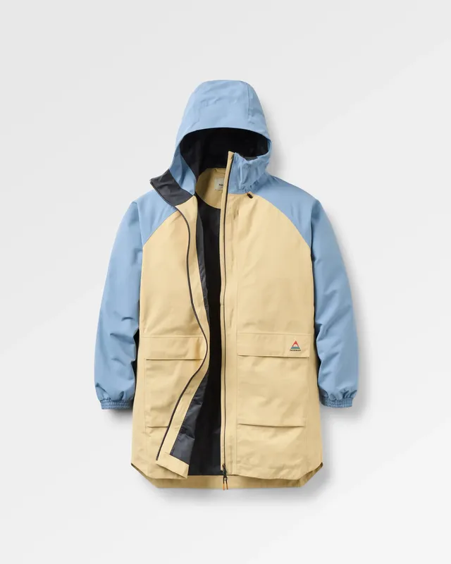 Passenger Clothing Serein Waterproof Jacket - Faded Denim/Desert