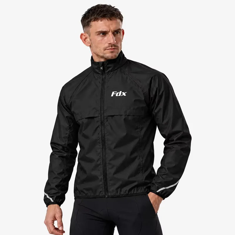 FDX J20 Men’s Waterproof Cycling Jacket Lightweight Breathable Wind Protection