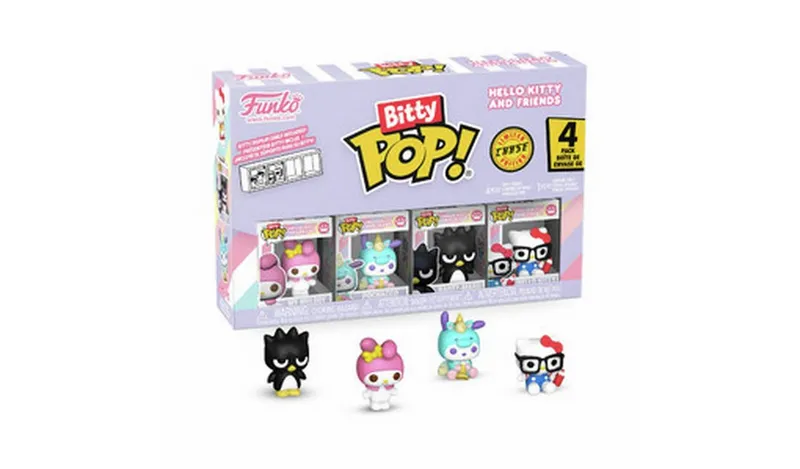 Funko Bitty POP! Sanrio Collectibles - Pack of 4