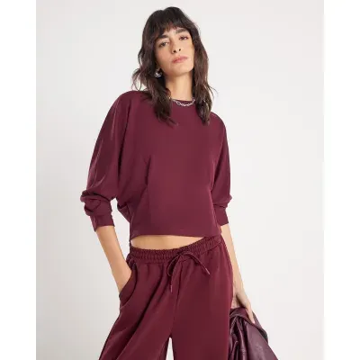 Red Premium Batwing Sweatshirt