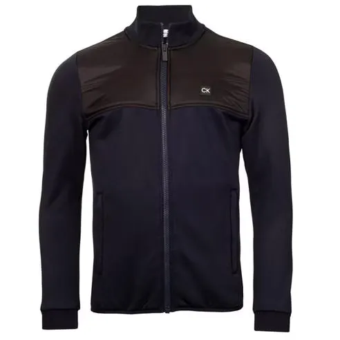 Calvin Klein Golf Men's Full Zip Water Resistant Performance Jacket