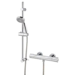 Wickes Alban Thermostatic Mixer Shower - Chrome