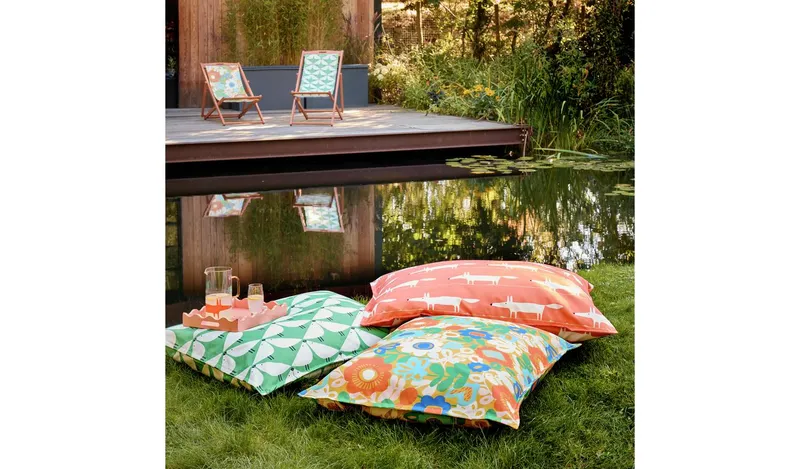 Habitat x Scion Indoor Outdoor Bean Bag Cushion - Kukkia