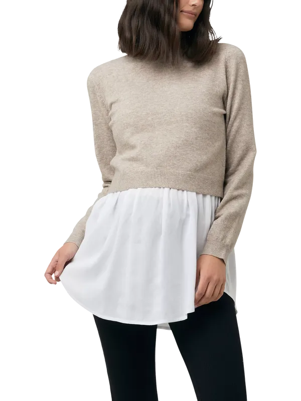 Ripe Sandy Knit Maternity & Nursing Knit Top