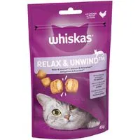 Whiskas Relax & Unwind Adult Cat Treats with Chicken