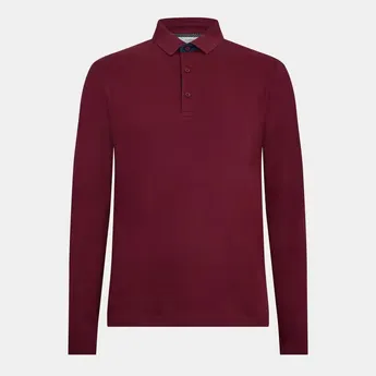 Peter Werth Men's Glasby Long Sleeve Polo Shirt