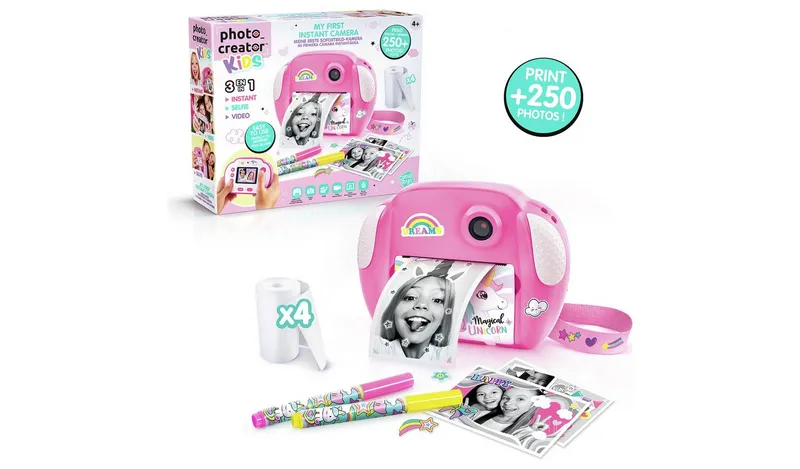 Photo Creator Kids Instant Camera Pink