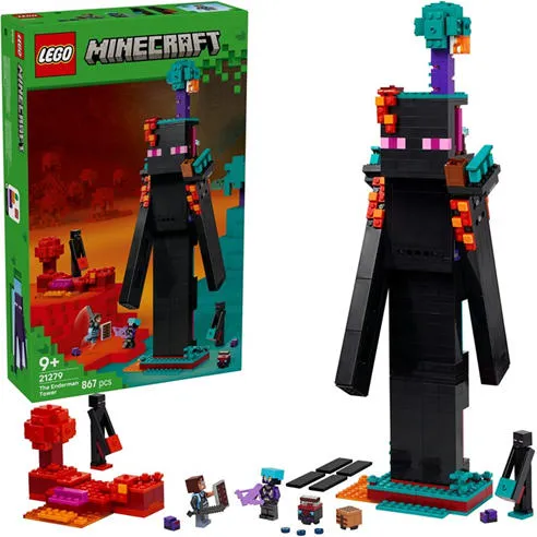 LEGO® Minecraft® The Enderman Tower Toy for Kids Gamer Gift 21279
